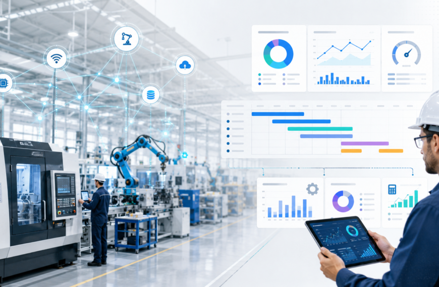 AI i IoT w produkcji – od danych z maszyn do planowania i kosztów wytwarzania